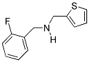 1-(2-FLUOROPHENYL)-N-(THIEN-2-YLMETHYL)METHANAMINE Struktur