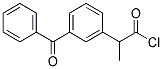 2-(3-BENZOYLPHENYL)PROPIONIC ACID CHLORIDE Struktur