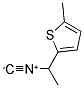 1-(5-METHYL-2-THIENYL)ETHYL ISOCYANIDE Struktur