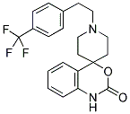 1'-[2-[4-(TRIFLUOROMETHYL)PHENYL]ETHYL]-SPIRO[4H-3,1-BENZOXAZINE-4,4'-PIPERIDIN]-2(1H)-ONE Struktur