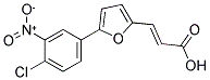 3-[5-(4-CHLORO-3-NITRO-PHENYL)-FURAN-2-YL]-ACRYLIC ACID Struktur