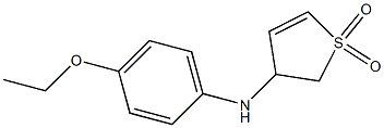 (1,1-DIOXO-2,3-DIHYDRO-1H-1LAMBDA6-THIOPHEN-3-YL)-(4-ETHOXY-PHENYL)-AMINE Struktur