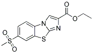 ETHYL 7-(METHYLSULFONYL)IMIDAZO[2,1-B][1,3]BENZOTHIAZOLE-2-CARBOXYLATE Struktur