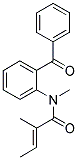 N-(2-BENZOYLPHENYL)-N,2-DIMETHYL-2-BUTENAMIDE Struktur