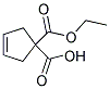 1-(ETHOXYCARBONYL)CYCLOPENT-3-ENE-1-CARBOXYLIC ACID Struktur