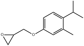 2-(4-ISOPROPYL-3-METHYL-PHENOXYMETHYL)-OXIRANE Struktur