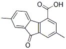 2,7-DIMETHYL-9-FLUORENONE-4-CARBOXYLIC ACID Struktur