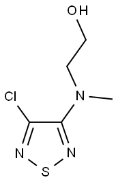 2-[(4-CHLORO-[1,2,5]THIADIAZOL-3-YL)-METHYL-AMINO]-ETHANOL Structure