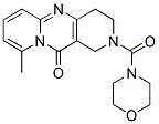 9-METHYL-2-(MORPHOLIN-4-YLCARBONYL)-1,2,3,4-TETRAHYDRO-11H-DIPYRIDO[1,2-A:4',3'-D]PYRIMIDIN-11-ONE Struktur