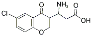 3-AMINO-3-(6-CHLORO-4-OXO-4H-CHROMEN-3-YL)-PROPIONIC ACID Struktur