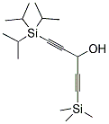 1-(TRIMETHYLSILYL)-5-(TRIISOPROPYLSILYL)-1,4-PENTADIYN-3-OL Struktur