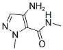 4-AMINO-2-METHYL-2H-PYRAZOLE-3-CARBOXYLIC ACID METHYLAMIDE Struktur