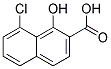 8-CHLORO-1-HYDROXY-NAPHTHALENE-2-CARBOXYLIC ACID Struktur