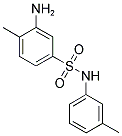 3-AMINO-4-METHYL-N-M-TOLYL-BENZENESULFONAMIDE Struktur