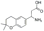 3-AMINO-3-(2,2-DIMETHYL-CHROMAN-6-YL)-PROPIONIC ACID Struktur