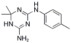 6,6-DIMETHYL-N4-(4-METHYLPHENYL)-1,6-DIHYDRO-1,3,5-TRIAZINE-2,4-DIAMINE Struktur