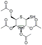 2,3,4,6-TETRA-O-ACETYL-1-THIO-BETA-D-THIOGALACTOPYRANOSE Struktur