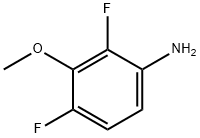 2,4-DIFLUORO-3-METHOXYANILINE Struktur