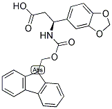 (S)-3-(FMOC-AMINO)-3-(3,4-METHYLENEDIOXYPHENYL)PROPIONIC ACID Struktur