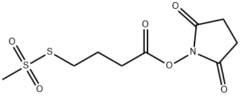 N-SUCCINIMIDYLOXYCARBONYLPROPYL METHANETHIOSULFONATE Struktur