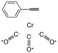 (ETHYNYLBENZENE)TRICARBONYL CHROMIUM Struktur