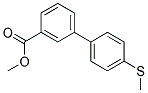 METHYL 4'-(METHYLSULFANYL)[1,1'-BIPHENYL]-3-CARBOXYLATE Struktur