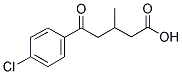 5-(4-CHLOROPHENYL)-3-METHYL-5-OXOVALERIC ACID Struktur