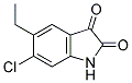 6-CHLORO-5-ETHYLISATIN Struktur