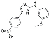 (3-METHOXY-PHENYL)-[4-(4-NITRO-PHENYL)-THIAZOL-2-YL]-AMINE Struktur