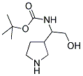 (2-HYDROXY-1-PYRROLIDIN-3-YL-ETHYL)-CARBAMIC ACID TERT-BUTYL ESTER Struktur