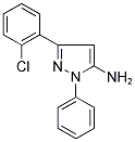 3-(2-CHLOROPHENYL)-1-PHENYL-1H-PYRAZOL-5-AMINE Struktur