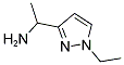 1-(1-ETHYL-1 H-PYRAZOL-3-YL)-ETHYLAMINE Struktur