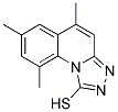 5,7,9-TRIMETHYL-[1,2,4]TRIAZOLO[4,3-A]QUINOLINE-1-THIOL Struktur