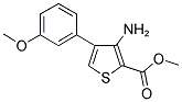 METHYL 3-AMINO-4-(3-METHOXYPHENYL)THIOPHENE-2-CARBOXYLATE Struktur