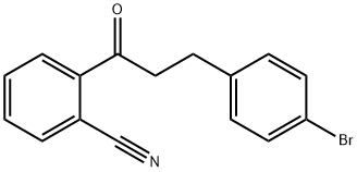 3-(4-BROMOPHENYL)-2'-CYANOPROPIOPHENONE Struktur