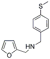 FURAN-2-YLMETHYL-(4-METHYLSULFANYL-BENZYL)-AMINE Struktur