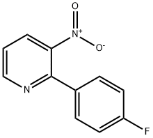 2-(4-FLUOROPHENYL)-3-NITROPYRIDINE Struktur