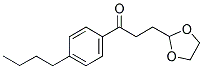 4'-N-BUTYL-3-(1,3-DIOXOLAN-2-YL)PROPIOPHENONE Struktur