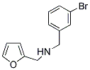 1-(3-BROMOPHENYL)-N-(2-FURYLMETHYL)METHANAMINE Struktur