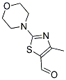 4-METHYL-2-MORPHOLIN-4-YL-1,3-THIAZOLE-5-CARBALDEHYDE Struktur