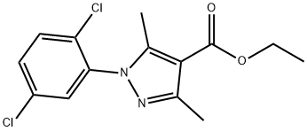 ETHYL 1-(2,5-DICHLOROPHENYL)-3,5-DIMETHYL-1H-PYRAZOLE-4-CARBOXYLATE Struktur