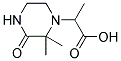 2-(2,2-DIMETHYL-3-OXO-PIPERAZIN-1-YL)-PROPIONIC ACID Struktur