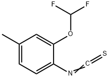 2-DIFLUOROMETHOXY-1-ISOTHIOCYANATO-4-METHYL-BENZENE Struktur