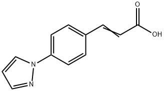 3-[4-(1H-PYRAZOL-1-YL)PHENYL]ACRYLIC ACID Struktur