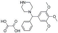 1-[PHENYL(3,4,5-TRIMETHOXYPHENYL)METHYL]PIPERAZINE OXALATE Struktur