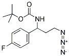 [3-AZIDO-1-(4-FLUORO-PHENYL)-PROPYL]-CARBAMIC ACID TERT-BUTYL ESTER Struktur