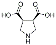 CIS-3,4-PYRROLIDINEDICARBOXYLIC ACID Struktur