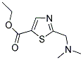 2-DIMETHYLAMINOMETHYL-THIAZOLE-5-CARBOXYLIC ACID ETHYL ESTER Struktur