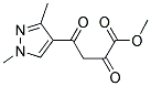 4-(1,3-DIMETHYL-1 H-PYRAZOL-4-YL)-2,4-DIOXO-BUTYRIC ACID METHYL ESTER Struktur