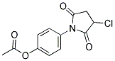 4-(3-CHLORO-2,5-DIOXO-1-PYRROLIDINYL)PHENYL ACETATE Struktur